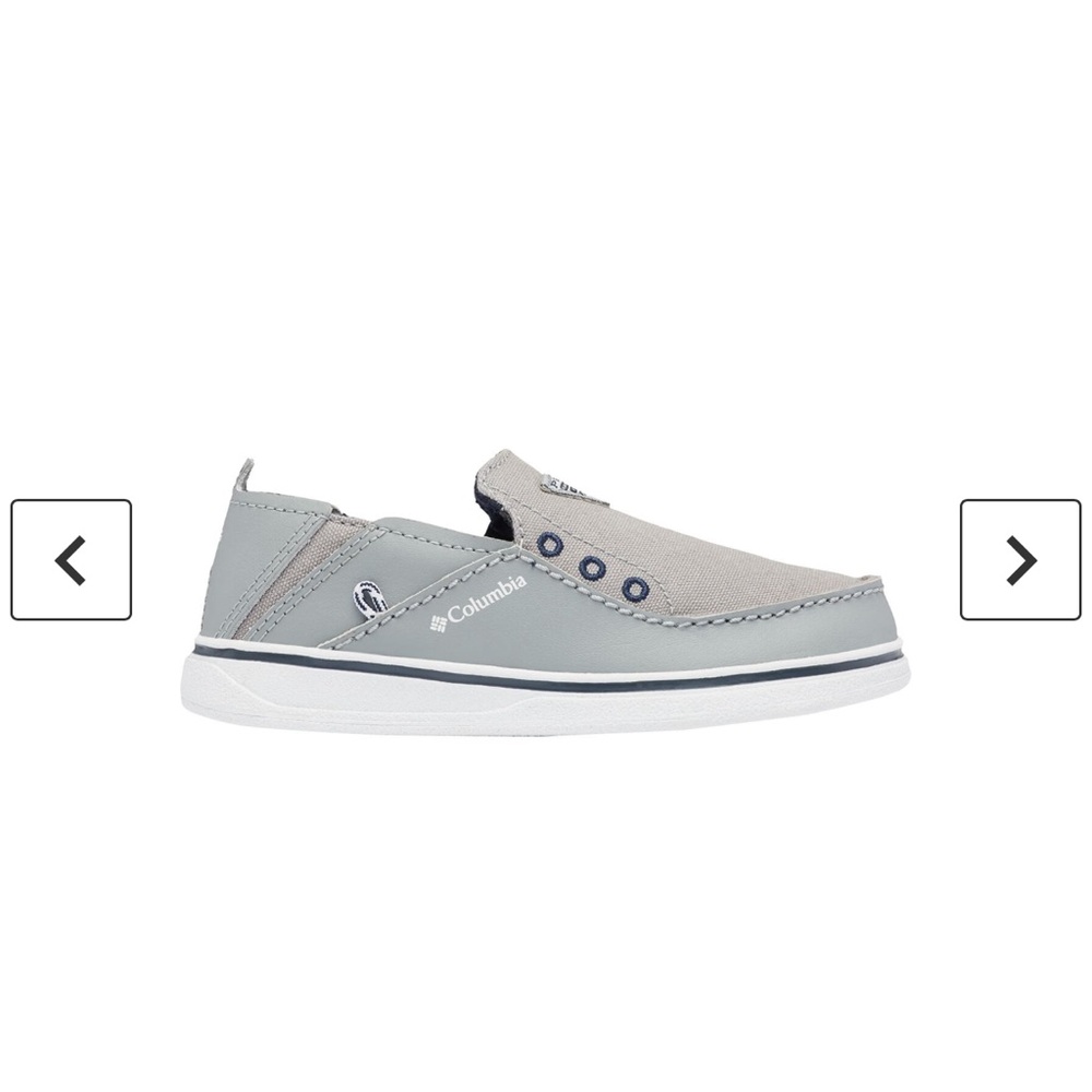 Columbia Kids' Gray Bahama PFG Slip-On Shoes